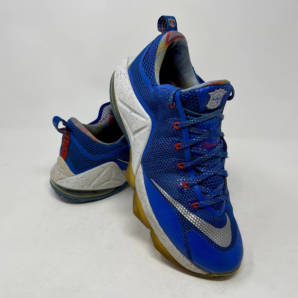 Nike Lebron 12 Low Limited Edition Mens 11 Sneaker Hyper Cobalt Blue J-8-2 2691 main image 8